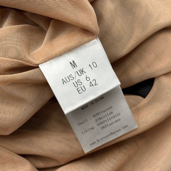 🆕 BRONX & BANCO 🧿 NWOT Colette Noir Black Lace Gown, Sz M US 6 - Picture 14 of 14